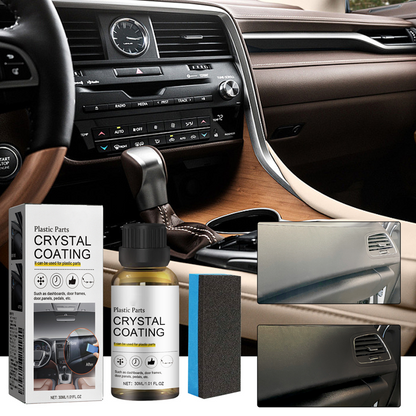 Műanyag alkatrészek kristálybevonata szivaccsal