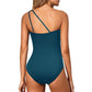 🔥 S-2XL 🍀 Női Egyvállas Egyrészes Fürdőruha 🏖️👙