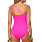 🔥 S-2XL 🍀 Női Egyvállas Egyrészes Fürdőruha 🏖️👙