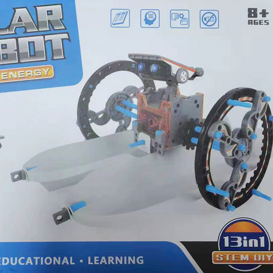 🤖 DIY napenergia-meghajtású űrbéli robot játék 🔧🚀