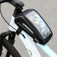 Vízálló, nagy kapacitású kerékpáros táska mobiltelefon-tartóval és erős rögzítéssel – Utánvétes 🚴‍♂️📱💧