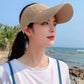 🧢✨Legkelendőbb légáteresztő napvédő sapka – nyitott tetejű kialakítás, könnyű, összecsukható, UV védelem, több színben