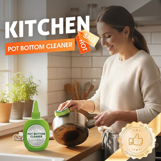 💦1+1 AJÁNDÉK 🧼 Edényfenék-folteltávolító – Tökéletes takarítás, nem károsítja a felületet🔥🍳