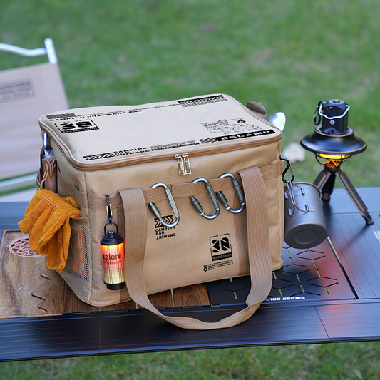 🏕️ Nagy űrtartalmú kemping táska – vízálló és strapabíró 🎒🛡️✨