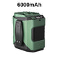 🌀 Derékventilátor 6000 mAh – Többfunkciós, állítható szög 🌬️⚡🏖️