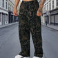 👖 Férfi retro mintás nadrág – laza hiphop stílus, széles szárú 🎤✨🕶️