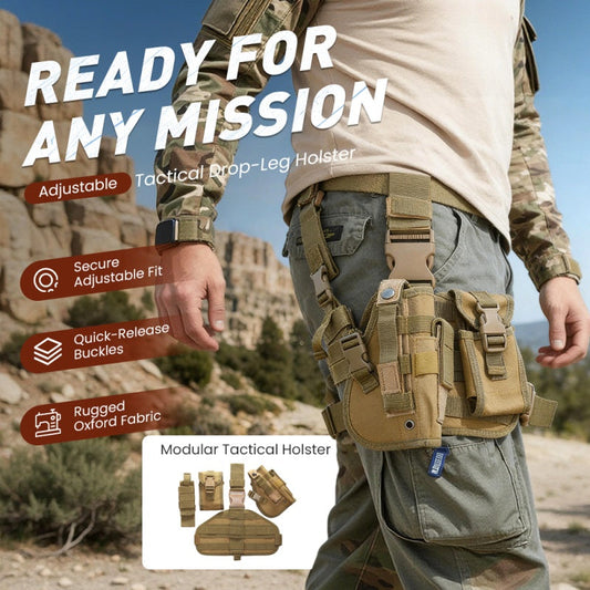 🔫 Csatlakoztatható combtáska – állítható taktikai combtáska 🦵⚔️