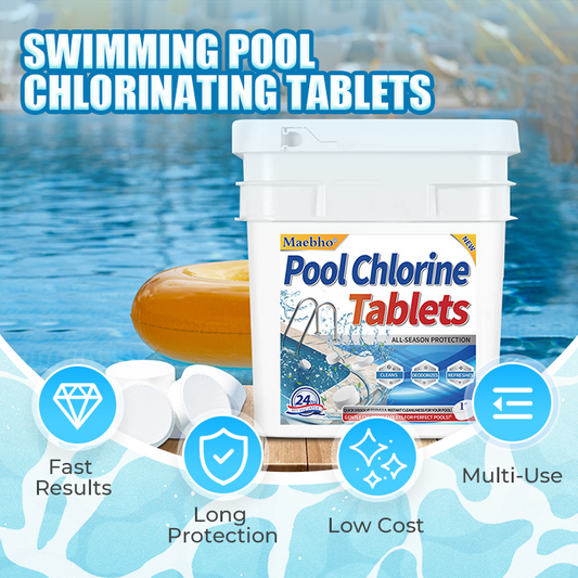 🏊 Úszómedence-klórtabletták – Hosszú hatástartamú fertőtlenítő💧🧪