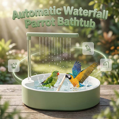 🦜 Elektromos Madárfürdető – Zuhanyzóval | Raktáron 🚿💧📦