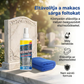 Sírkö tisztító spray – PH-semleges sírhely gondozó, eltávolítja a mohát & algát ✨ Gránit, márvány, mészkő biztonságosan | Temetői kőápoló