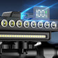🚲 Legkelendőbb 28 LED-es kerékpárlámpa dudával – kettős fényforrás, USB‑ről tölthető, beépített sziréna, vízálló, távirányítós