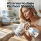 🐾 Vízmentes, öblítés nélküli habos sampon háziállatoknak – Raktáron & Utánvétes 🧼✨