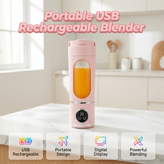 🎀⚡🌸 Hordozható USB-s gyümölcscentrifuga｜Kompakt kialakítás, nagy teljesítmény｜ ✅ Utánvéttel