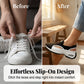👟 Légáteresztő, kivágott női slip-on cipő – Raktáron & Utánvétes 🌬️👡