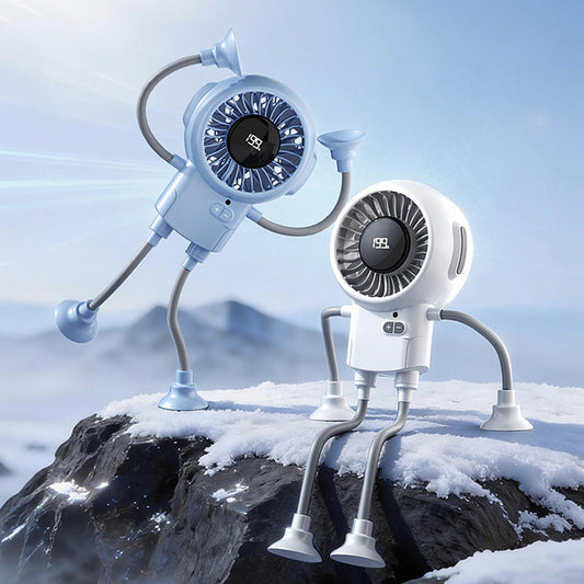 💨 Többfunkciós robotventilátor tapadókorongokkal🌞🌠