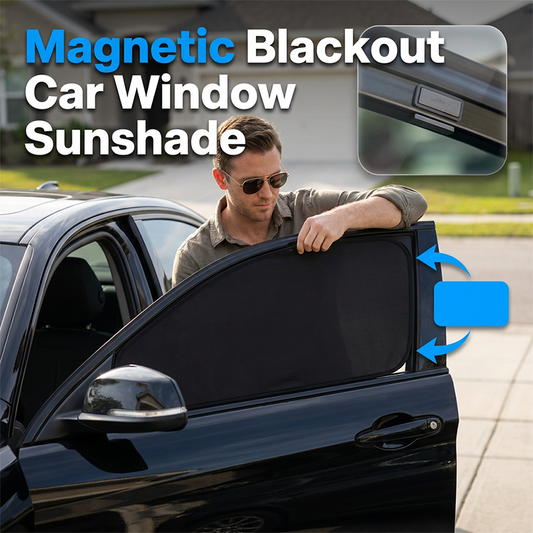 🧲 Mágneses autóablak napellenző – Raktáron & Utánvétes 🚗🌞