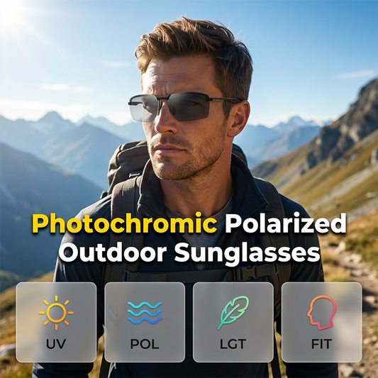 ☀️Kültéri fotochromatikus polarizált napszemüveg