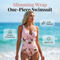 Takard el a pocakod – Női egyrészes, haskontrollos wrap fürdőruha – Utánvétes 👙✨
