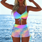 👙 Szabja testre a tökéletes illeszkedést – Női állítható zsinóros bikini szett – Utánvétes ✨