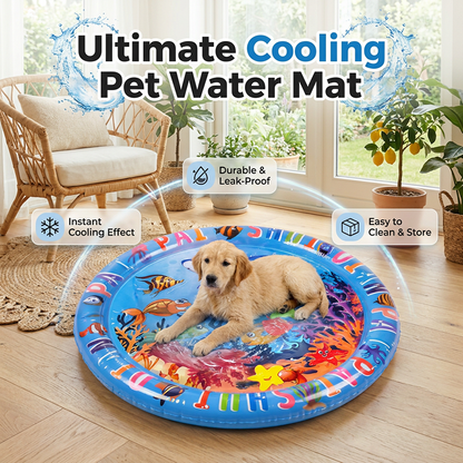 🐾 Tartsa hűvösen kedvencét – Prémium hűtő hatású vízmatrac kutyáknak és macskáknak – Utánvétes 💧❄️