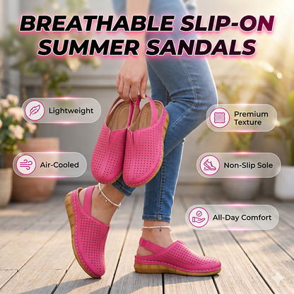 👡 Lépjen a kényelmes nyári stílusba – Légáteresztő, egy mozdulattal felvehető nyári szandál – Utánvétes ☀️✨