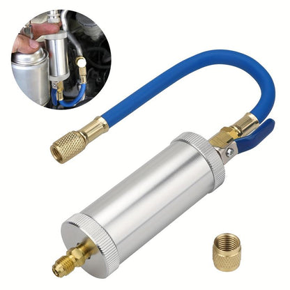 🔧 Adagolja pontosan az olajat vagy festéket – Autó AC kompresszor olaj- és festék injektor (2 oz / 60 ml) – Utánvétes 🚗