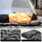 🛌 Élvezze a kényelmes alvást – Könnyű felfújható matrac beépített párnával és lábszivattyúval (10 cm) – Utánvétes ⛺