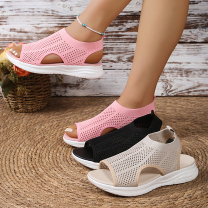 👡 Lépjen légáteresztő kényelembe – Női légáteresztő hálós szandál párnázott talpbetéttel – Utánvétes 💨
