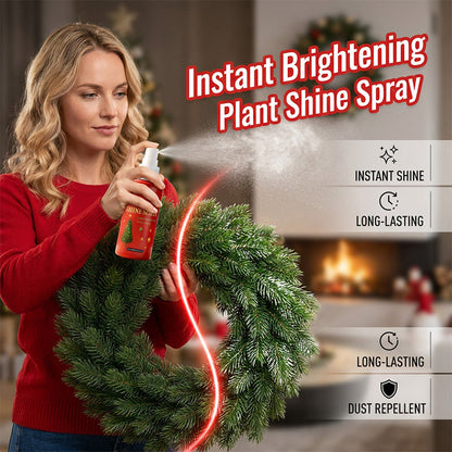 🎄 Varázsolja fényessé műnövényeit – Azonnali növényfényező spray karácsonyfákra és koszorúkra – Utánvétes ✨