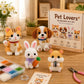 🧵 Készítsen aranyos 3D állatfigurákat – 3D gyöngy kisállat barkácskészlet (4 állat, kezdőknek is alkalmas) – Utánvétes ✨🐾
