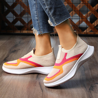 👟 Lépjen könnyű kényelembe – Női légáteresztő slip-on sportcipő párnázott talppal – Utánvétes 💨