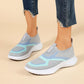 👟 Lépjen könnyű kényelembe – Női légáteresztő slip-on sportcipő párnázott talppal – Utánvétes 💨