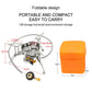⚡Legkelendőbb kemping gáztűzhely – 5800W nagy teljesítmény, piezo gyújtás, összecsukható lábak, könnyű és hordozható, rozsdamentes acél