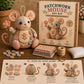 🧵 Varrja meg saját bájos egérkéjét – DIY patchwork egér varrókészlet (teljes anyagok, lépésről lépésre útmutató) – Utánvétes 🐭