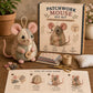 🧵 Varrja meg saját bájos egérkéjét – DIY patchwork egér varrókészlet (teljes anyagok, lépésről lépésre útmutató) – Utánvétes 🐭