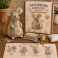 🧵 Varrja meg saját bájos egérkéjét – DIY patchwork egér varrókészlet (teljes anyagok, lépésről lépésre útmutató) – Utánvétes 🐭