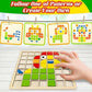 🧩 Fejlessze a kognitív készségeket – Színes állatmintás fa puzzle – Utánvétes 🦁️✨