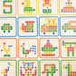 🧩 Fejlessze a kognitív készségeket – Színes állatmintás fa puzzle – Utánvétes 🦁️✨