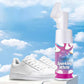 👟 Tartsa fehér cipőit ragyogóan – Víz nélküli habos cipőtisztító beépített kefével – Utánvétes ✨🧼