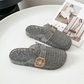 ✨ Lépjen csillogó kényelembe – Női alkalmi csillogó slip‑on szandál – Utánvétes 👡