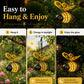 🐝 Varázsoljon bájt a kertjébe – Napelemes függő méh lámpa szív alakú szárnyakkal – Utánvétes 🌻💡