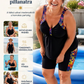 👙🏖️Legkelendőbb női bő szabású tankini fürdőruha – laza felső és rövidnadrág, légáteresztő, gyorsan száradó, minden testalkathoz előnyös