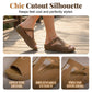 👡 5 000+ nő kedvence – Légáteresztő kivágott ék szandál – állítható illeszkedés, párnázott talpbetét, puha PU felsőrész, 4,5 cm‑es sarok