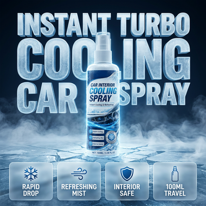 ❄️ 5 000+ sofőr győzi le a hőséget – Azonnali turbó hűtő autóspray – másodpercek alatt hűt, nem korrozív, kompakt 50ml/100ml