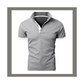 👔 5 000+ férfi kedvence – Férfi rövid ujjú galléros ing – kontrasztos díszítés, kényelmes szabás, tartós anyag, M–4XL méret