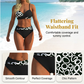 👙 Bikini szett Csavart emelés Keresztező csavart emelő design – Búcsú a lapos melletől
