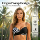 👙 Bikini szett Csavart emelés Keresztező csavart emelő design – Búcsú a lapos melletől
