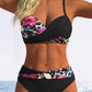 👙 Bikini szett Csavart emelés Keresztező csavart emelő design – Búcsú a lapos melletől
