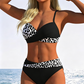 👙 Bikini szett Csavart emelés Keresztező csavart emelő design – Búcsú a lapos melletől
