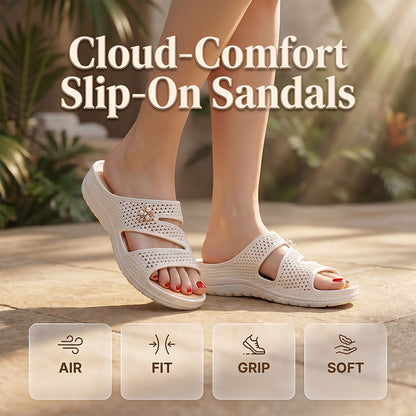 👡✨ Női puha talpú, könnyen felvehető szandál –☁️ Kifáradhatatlan kényelem és laza nyári stílus 🚶‍♀️